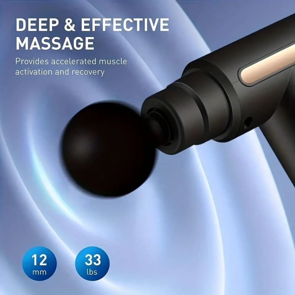 Random Color Fascia Gun Household Portable Muscle Relaxer USB Rechargeable Small Massager Mini Fascia Gun