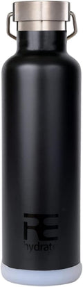 25Oz Insulated Water Bottle with Straw, Bonus Lids and Leak Proof Flask to Keep Liquids Hot or Cold- Triple Wall Vacuum Water Bottle Insulated, Perfect for Gifts