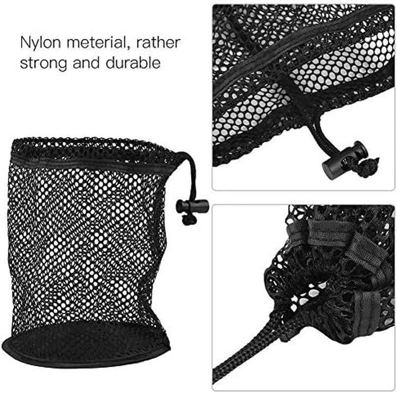 Ball Mesh Bag, Lightweight Nylon Mesh Drawstring Drawstring Pouch Balls Holder Storage Collector(50 Balls Collector)