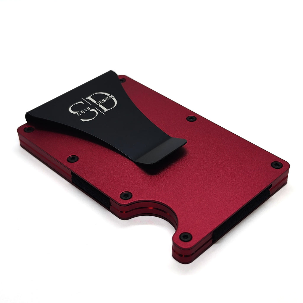 Lite Red - Card Holder with RFID Blocking