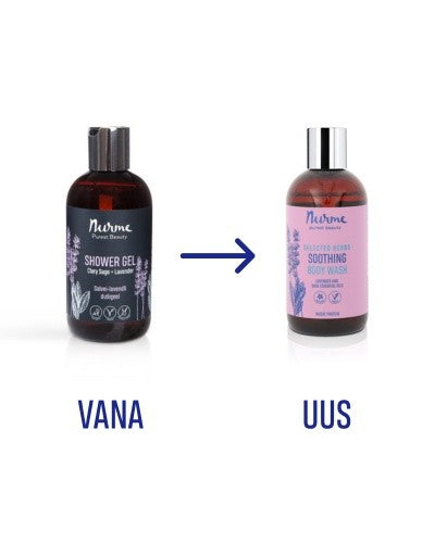 Soothing Shower Gel with Herbs and Lavender, 250 ml